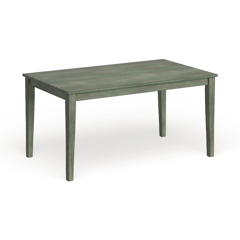 Table à manger rectangulaire de 60 pouces avec finition grain de bois