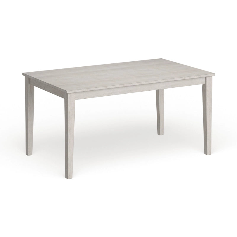 Table à manger rectangulaire de 60 pouces avec finition grain de bois
