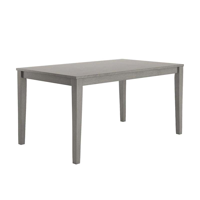 Table à manger rectangulaire de 60 pouces avec finition grain de bois