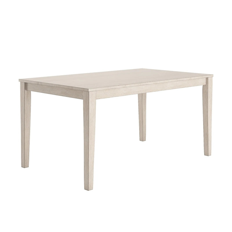 Table à manger rectangulaire de 60 pouces avec finition grain de bois