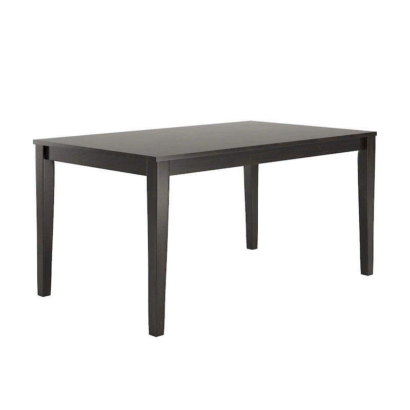 Table à manger rectangulaire de 60 pouces avec finition grain de bois