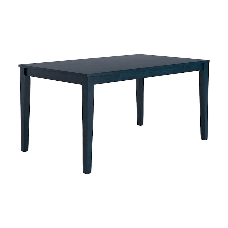 Table à manger rectangulaire de 60 pouces avec finition grain de bois