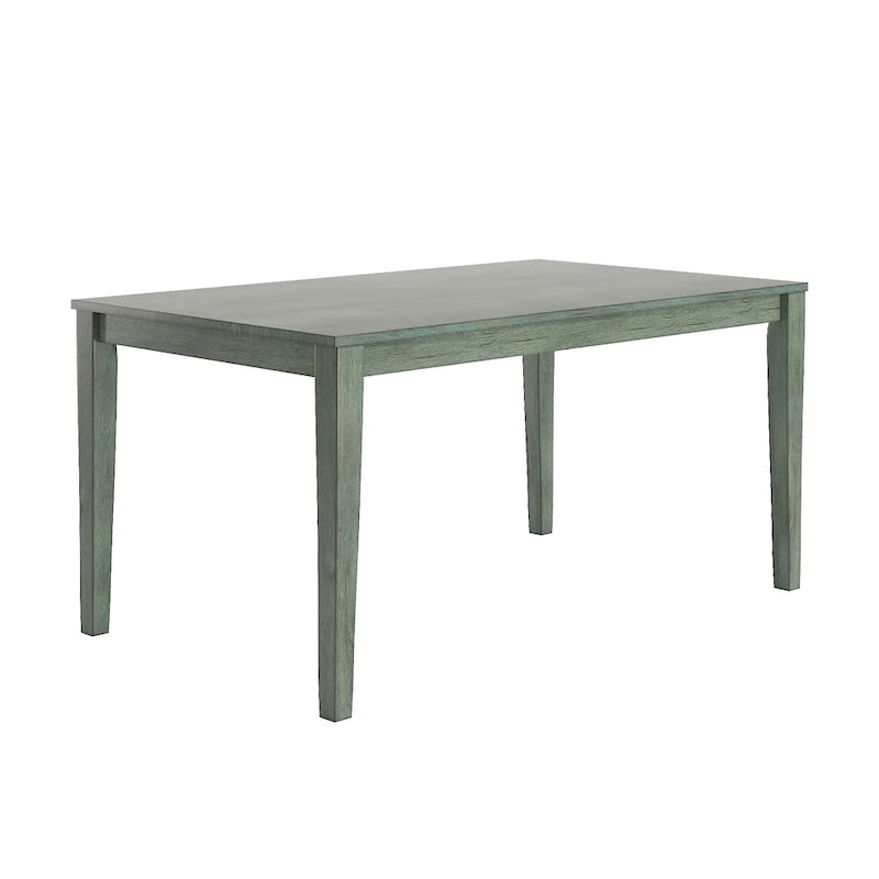 Table à manger rectangulaire de 60 pouces avec finition grain de bois