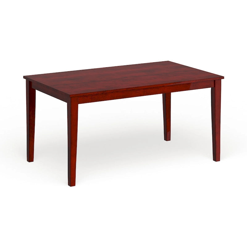 Table à manger rectangulaire de 60 pouces avec finition grain de bois
