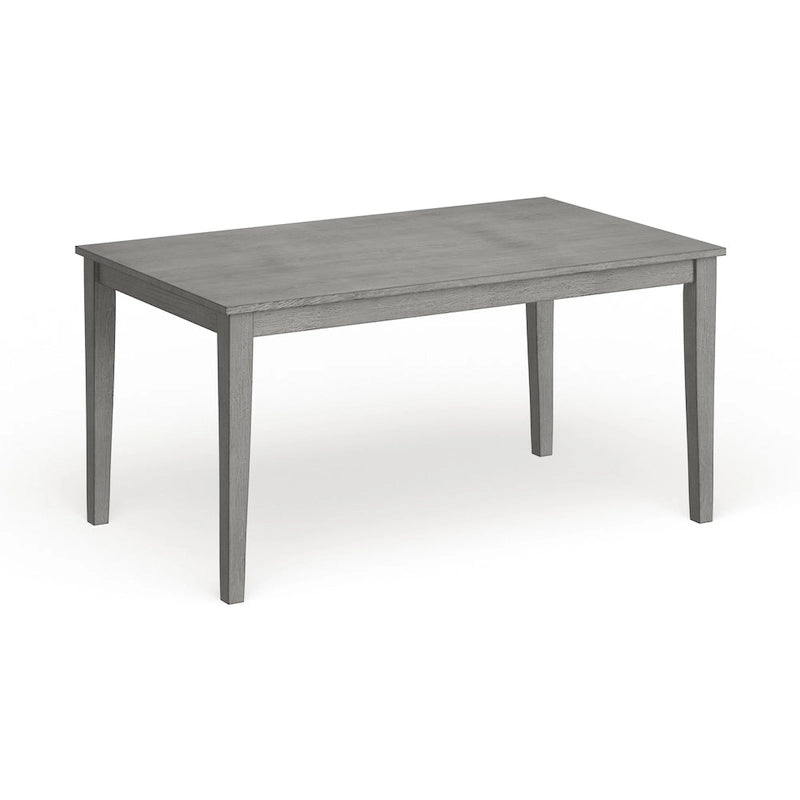 Table à manger rectangulaire de 60 pouces avec finition grain de bois