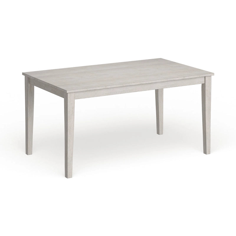 Table à manger rectangulaire de 60 pouces avec finition grain de bois