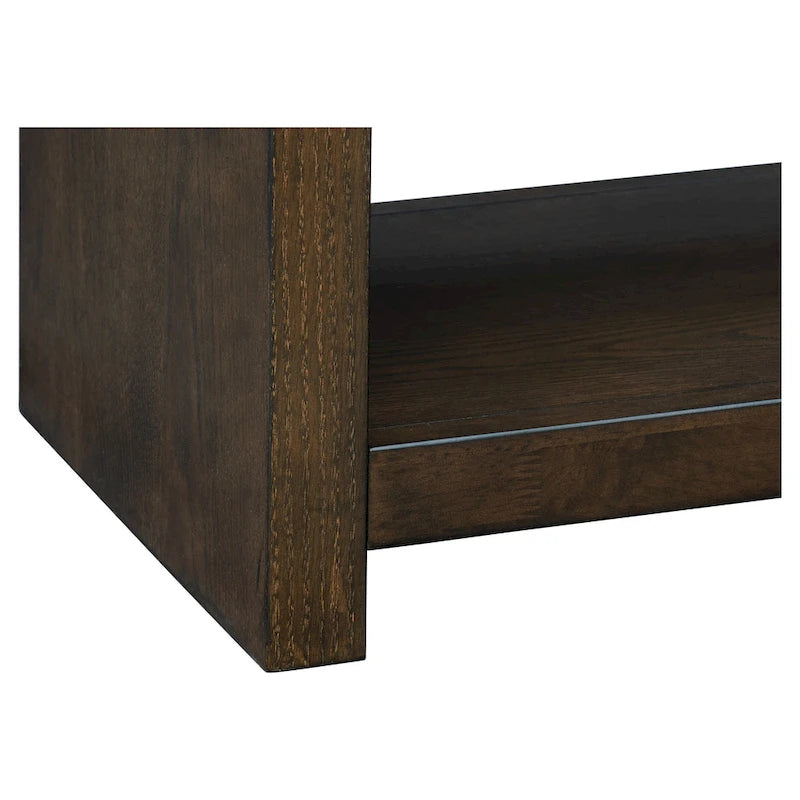 Banc de rangement avec étagère inférieure et coussin amovible