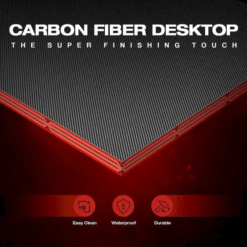 Bureau d'angle en L de gaming et de bureau avec support d'écran