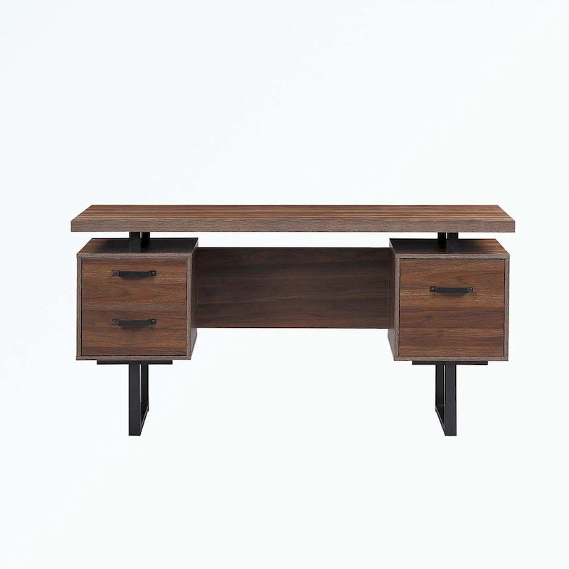 Bureau à domicile avec tiroir classeur et tiroirs de rangement