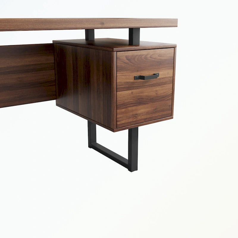 Bureau à domicile avec tiroir classeur et tiroirs de rangement