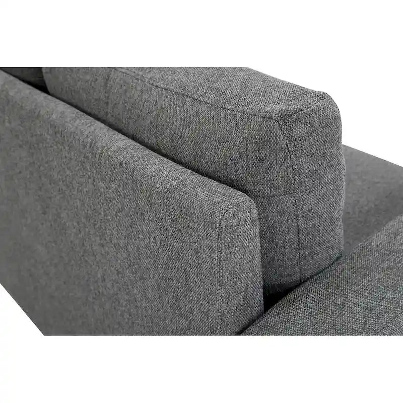 Causeuse Mid-Century Moderne avec Coussins de Dossier Réversibles