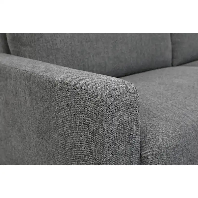 Causeuse Mid-Century Moderne avec Coussins de Dossier Réversibles