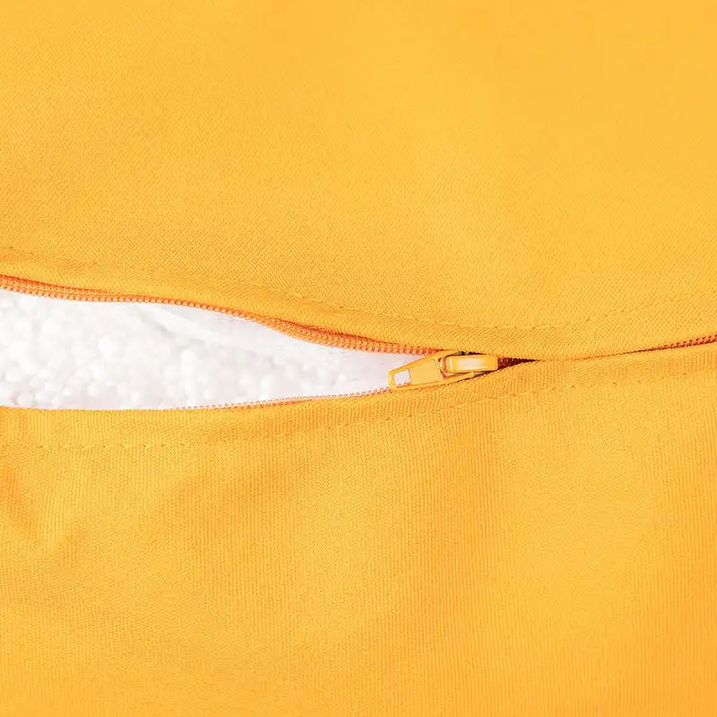 Pouf Ottomane Intérieur/Extérieur avec Tissu Oléfine Imperméable et Remplissage en Billes Rechargeable
