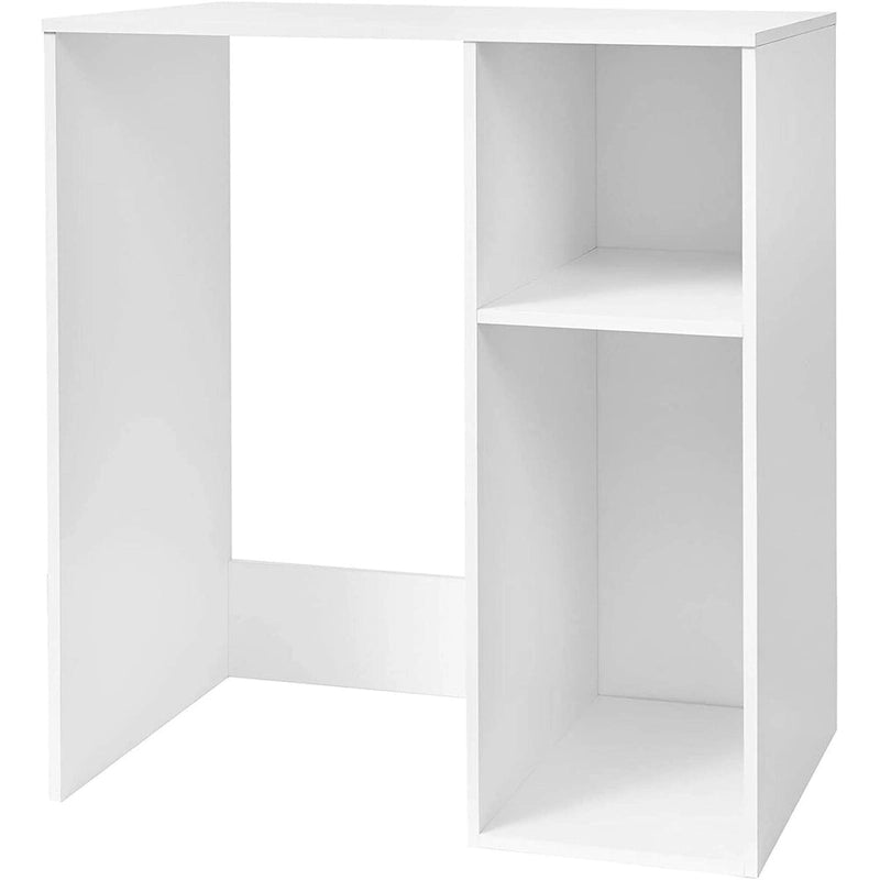 Station de Rangement pour Mini-Frigo avec Casiers Latéraux et Surface Supérieure