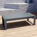 Table basse d'extérieur en aluminium